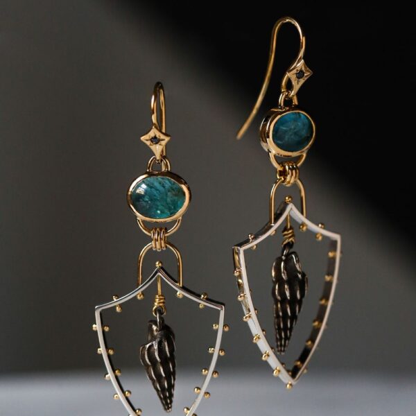 mermaid-earrings-gold-silver-apatite-juju-gems-jewellery