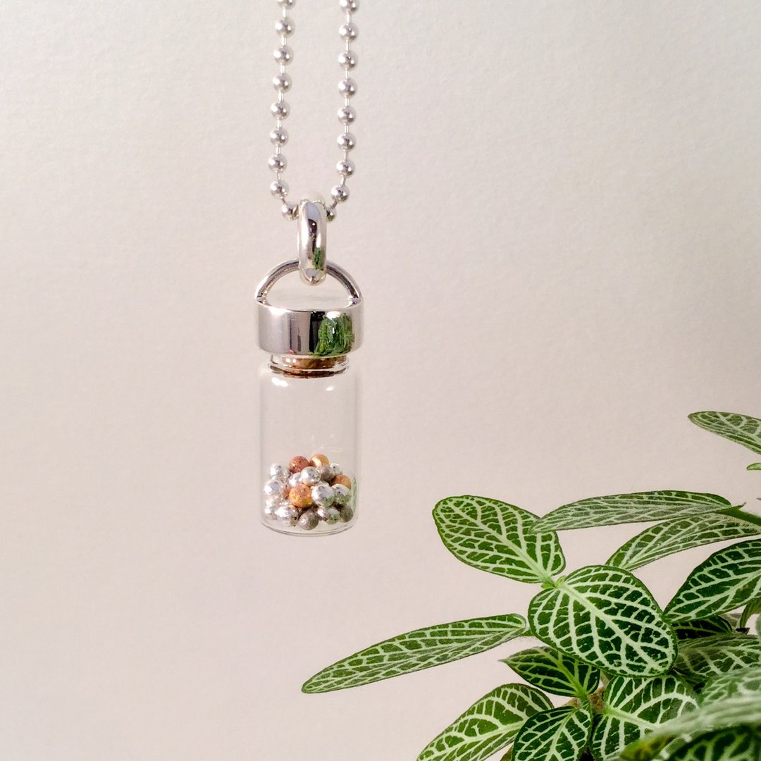 MOON AND VENUS SPECIMEN PENDANT