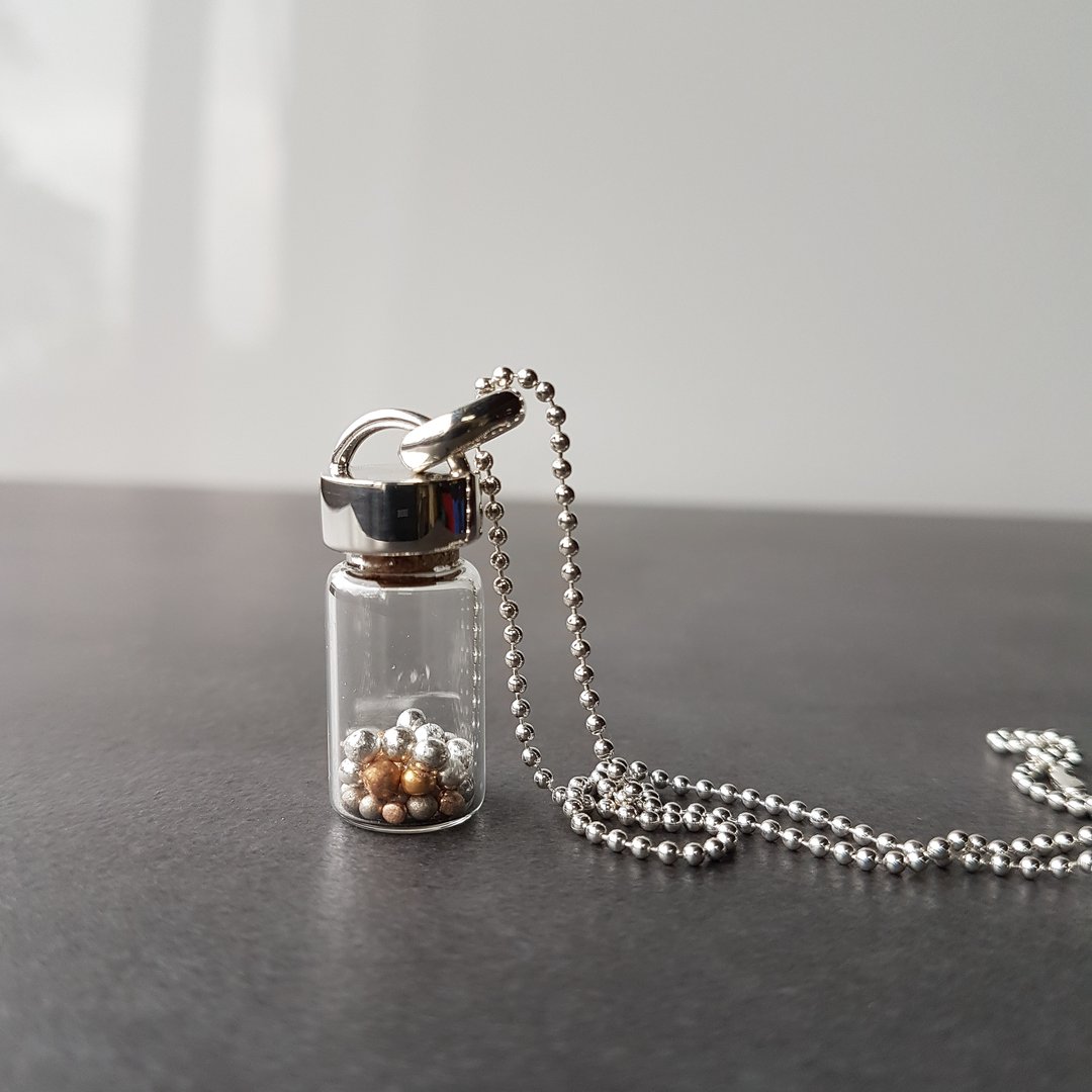 moon and venus specimen pendant
