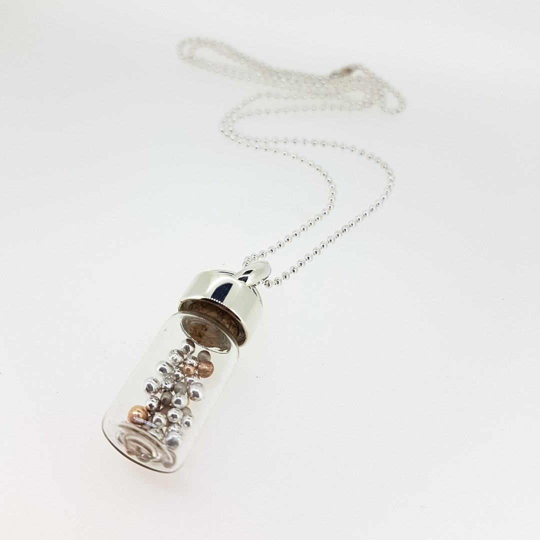 MOON AND VENUS SPECIMEN PENDANT