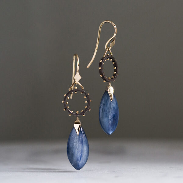 Blue Kyanite Earrings