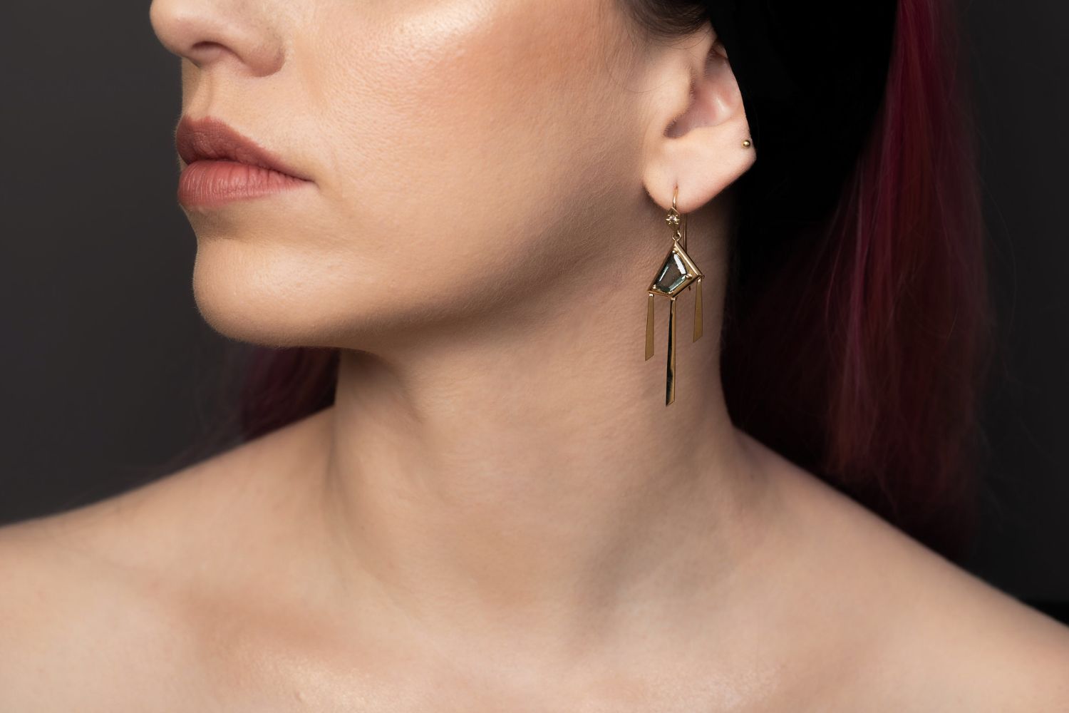 Southern Skies Earrings - Sapphire - Image 4