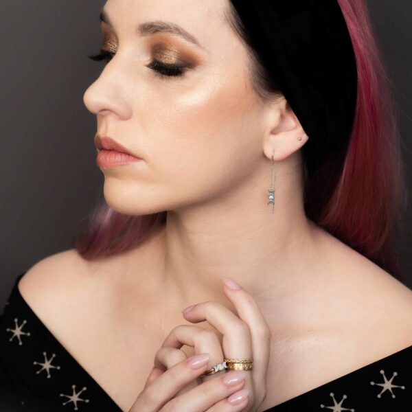 goddess threader earrings