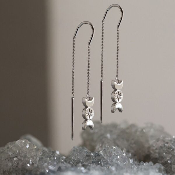 goddess threaders white gold and diamond