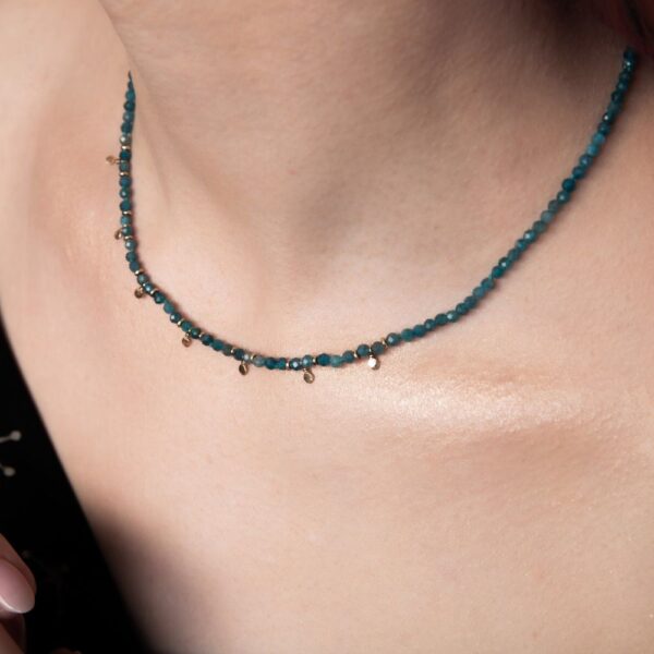 apatite yellow gold artefact necklace juju gems jewellery