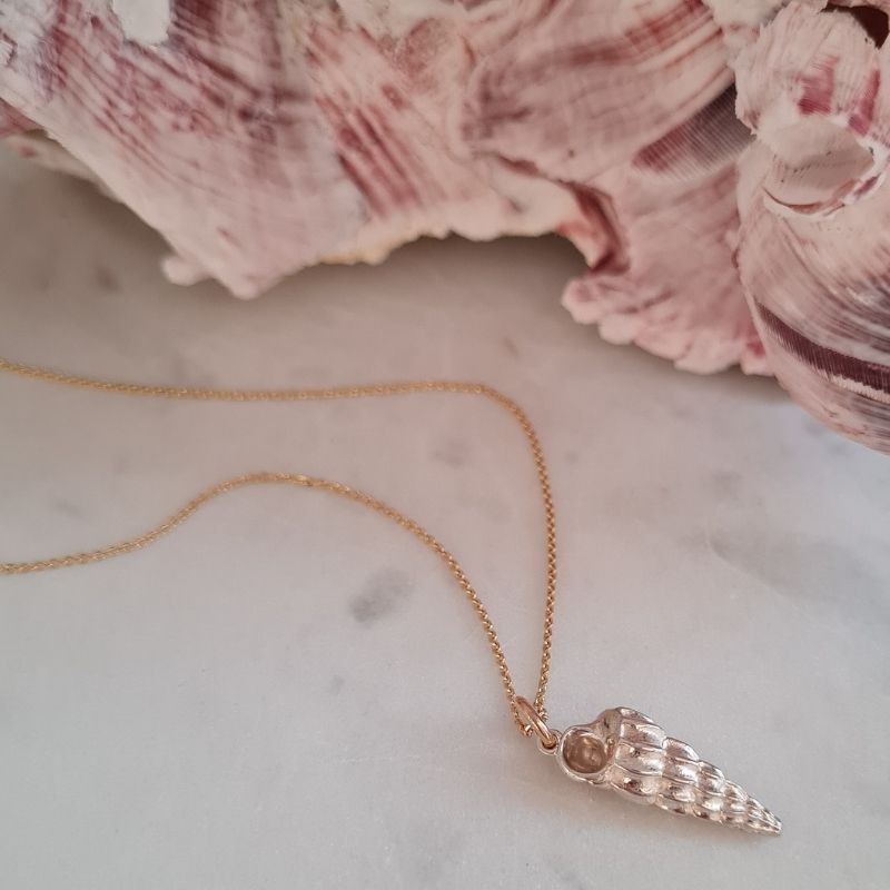 long shell pendant