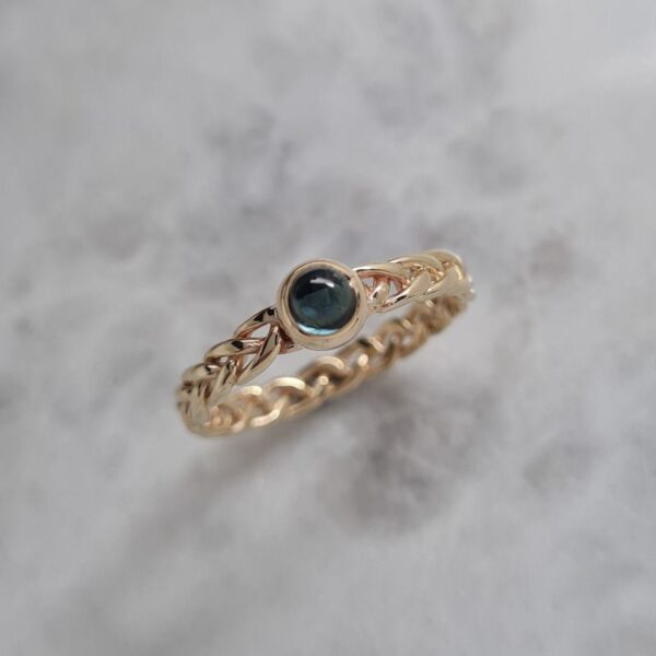 teal-tourmaline-plaited-stacking-ring-juju-gems-jewellery