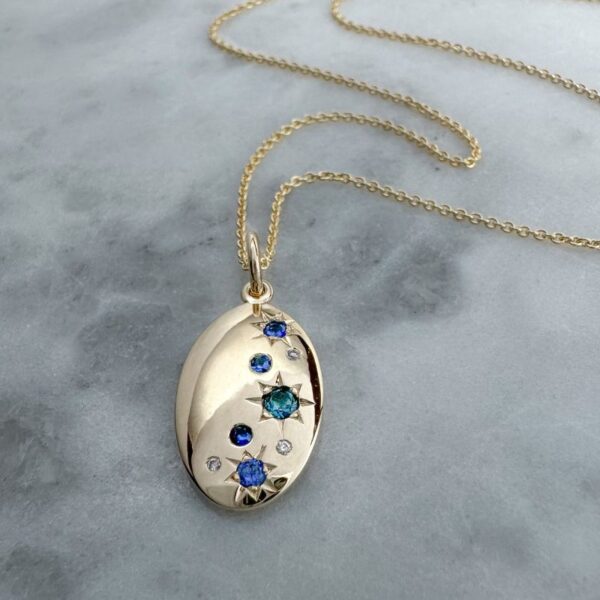 juju-gems-jewellery-constellation-pendant-sapphire-tourmaline-diamond-yellow-gold