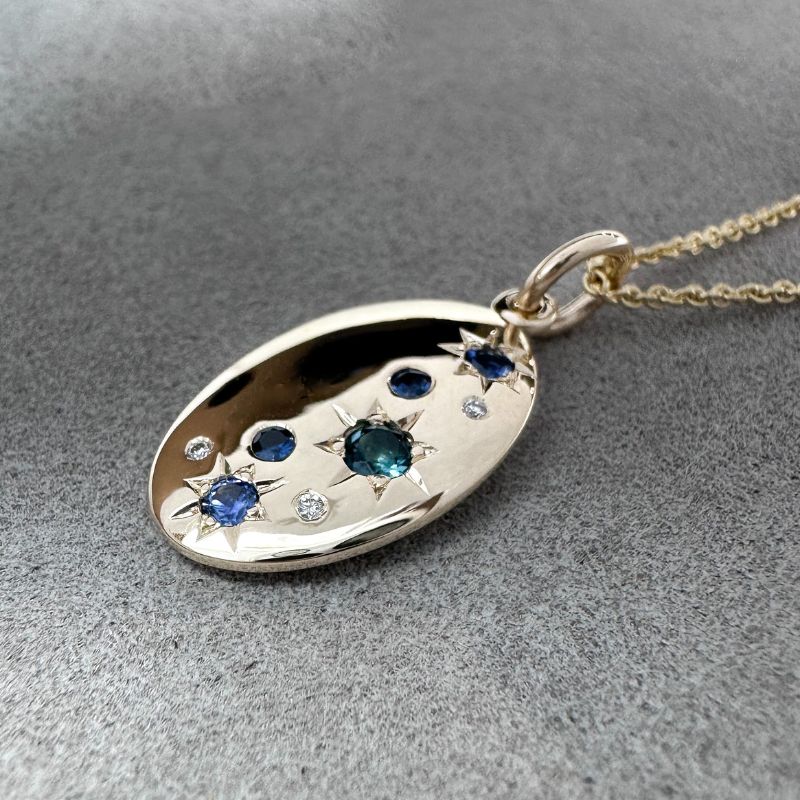 juju-gems-jewellery-constellation-pendant-sapphire-tourmaline-diamond-yellow-gold