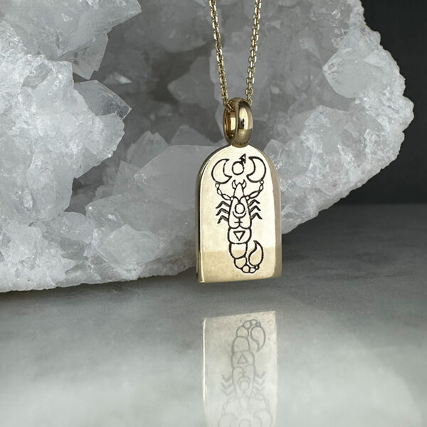 Zodiac Portal Pendant - Scorpio