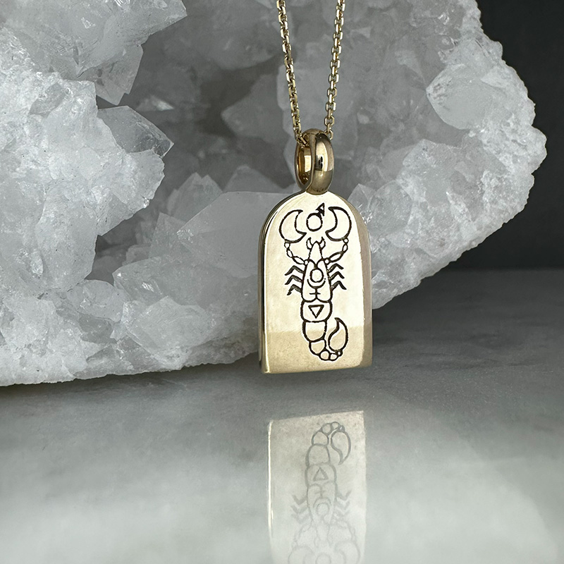 Zodiac Portal Pendant - Scorpio