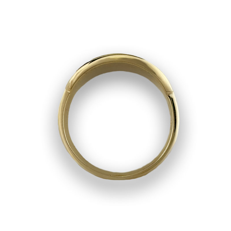 Flat Signet Ring - Diamond Set Milky Way - Image 4