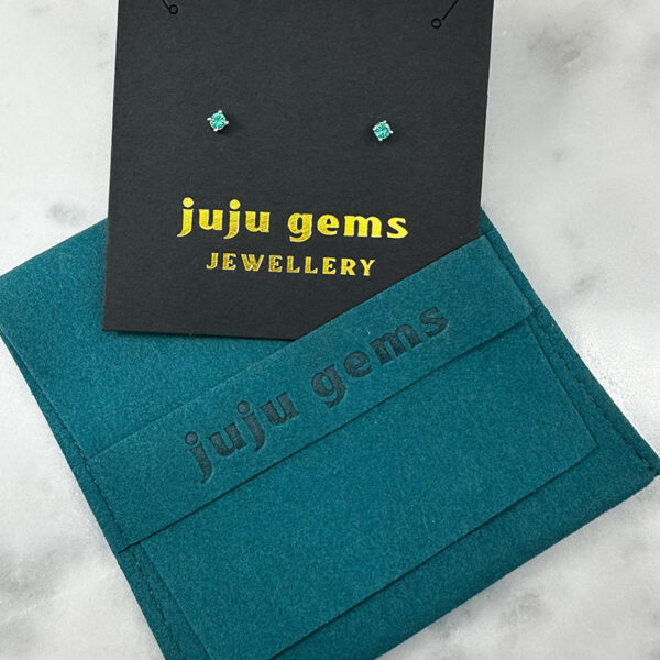 Emerald Stud Earrings